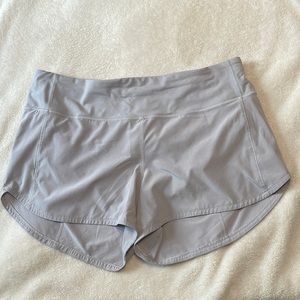 4” Lululemon size 10 TALL shorts